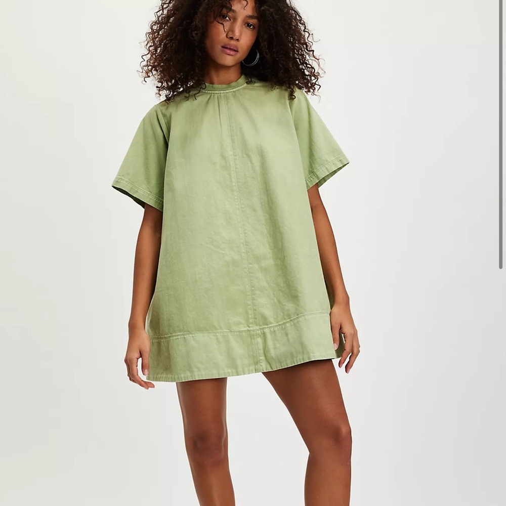 Harlow Mini Dress Laurel Green